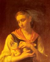 Emile Munier - The Favorite Kitten